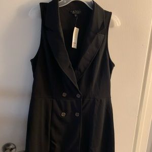 Black blazer romper
